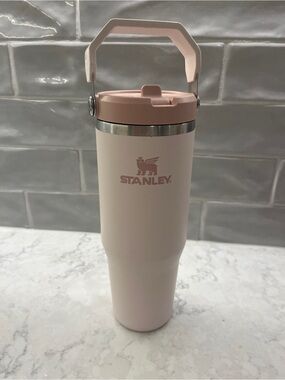 Stanley Flip Straw Pale Pink Travel Mug 30 Ounces